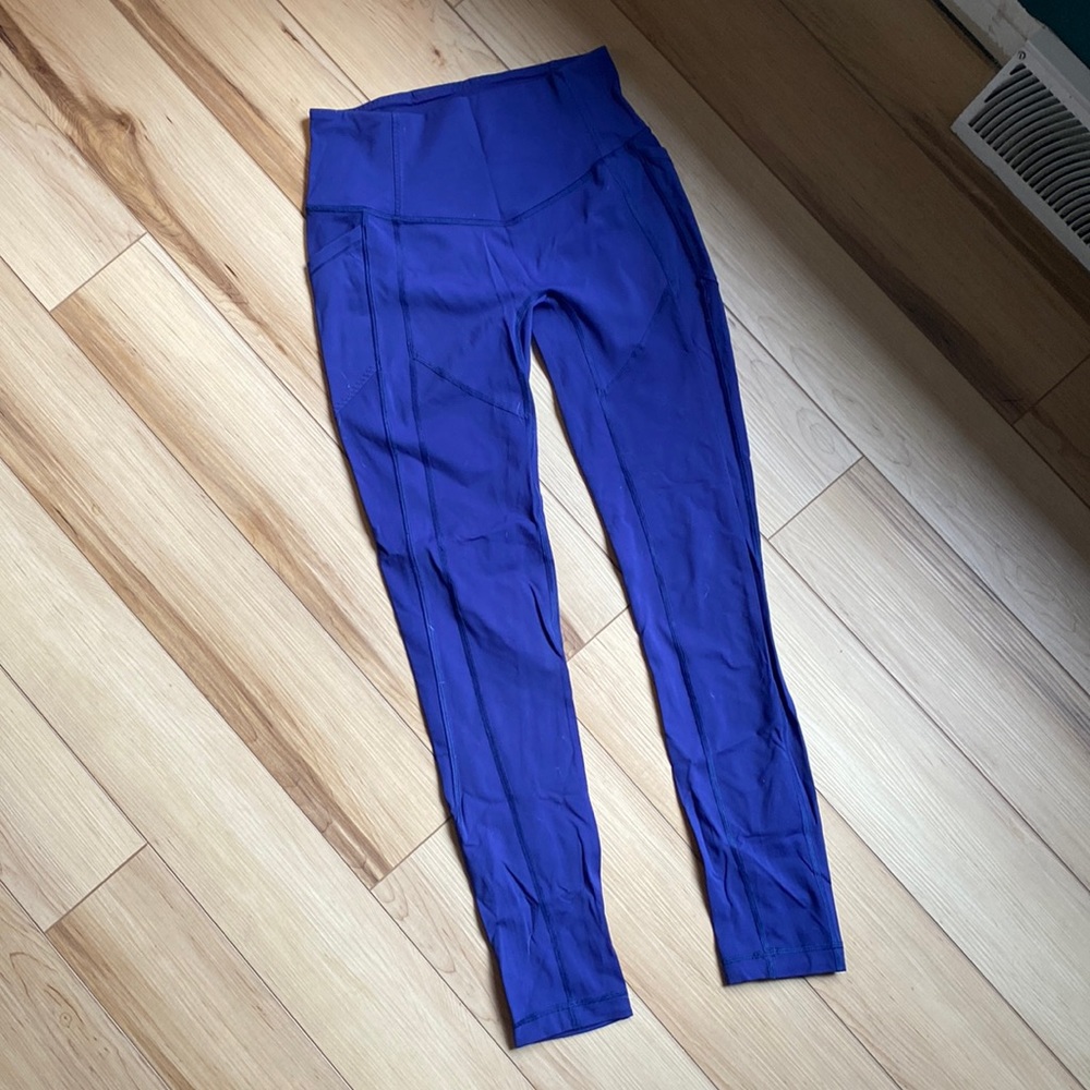 Lululemon Royal Blue full length tights